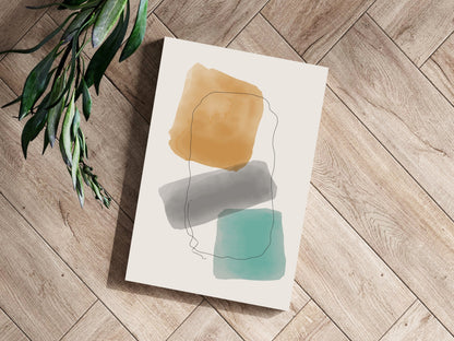 Line Art Modern Shape VI Metal Wall Art