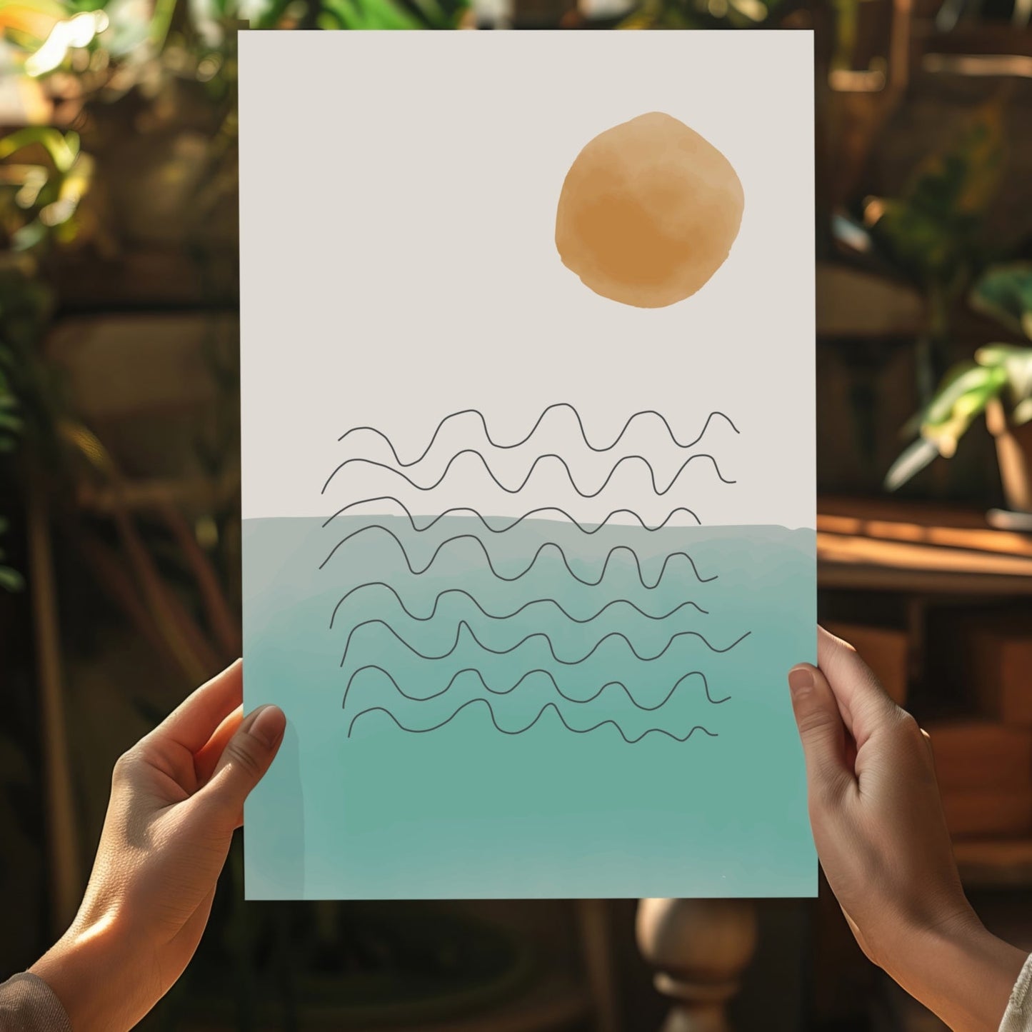 Line Art Modern Shape III Metal Wall Art
