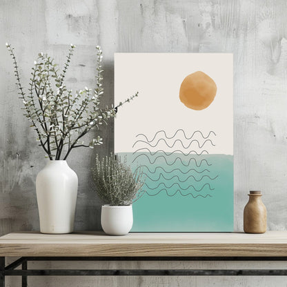 Line Art Modern Shape III Metal Wall Art