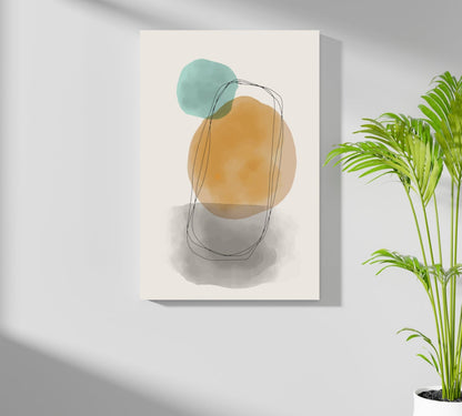 Line Art Modern Shape VIII Metal Wall Art