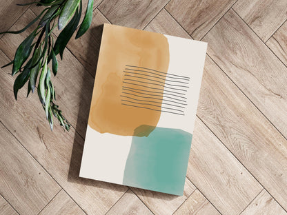 Line Art Modern Shape IX Metal Wall Art