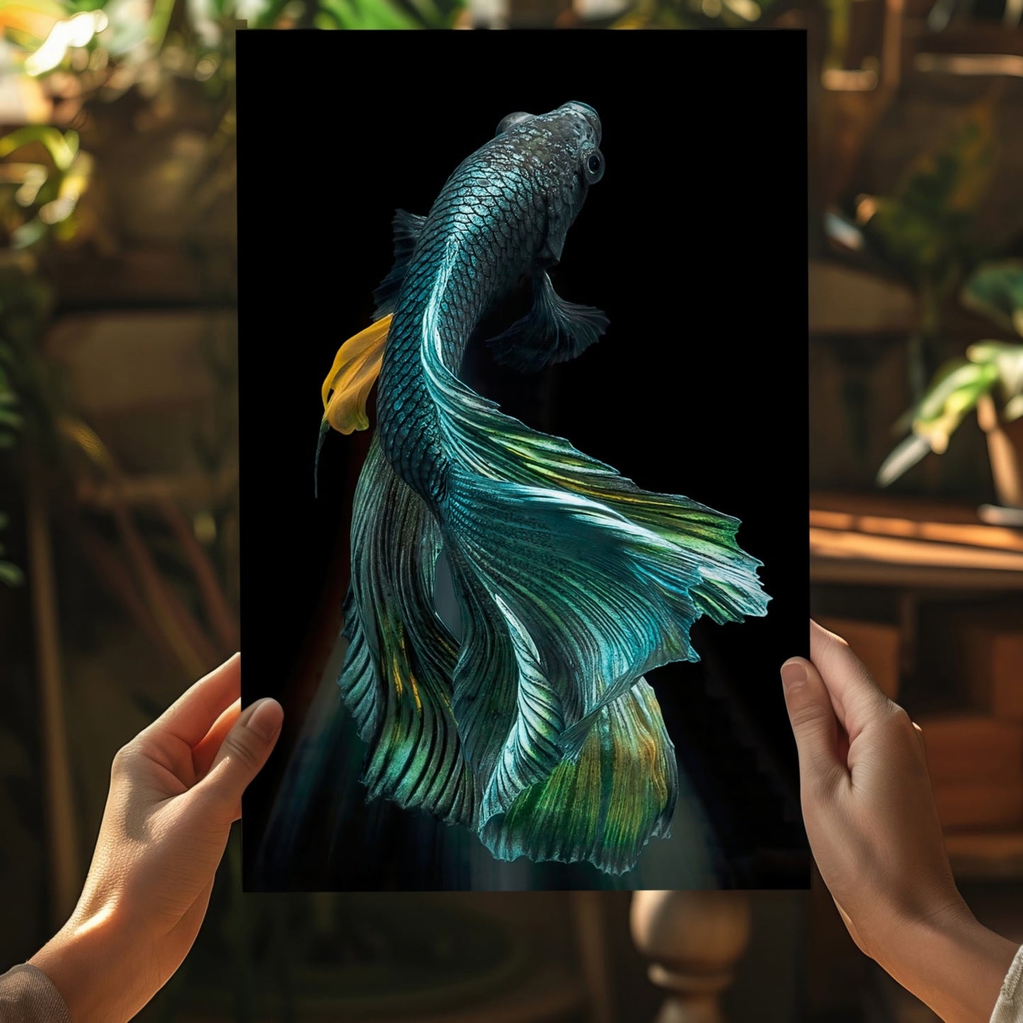 Koi Fish Metal Wall Art