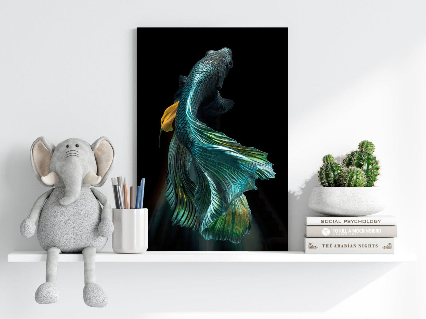 Koi Fish Metal Wall Art