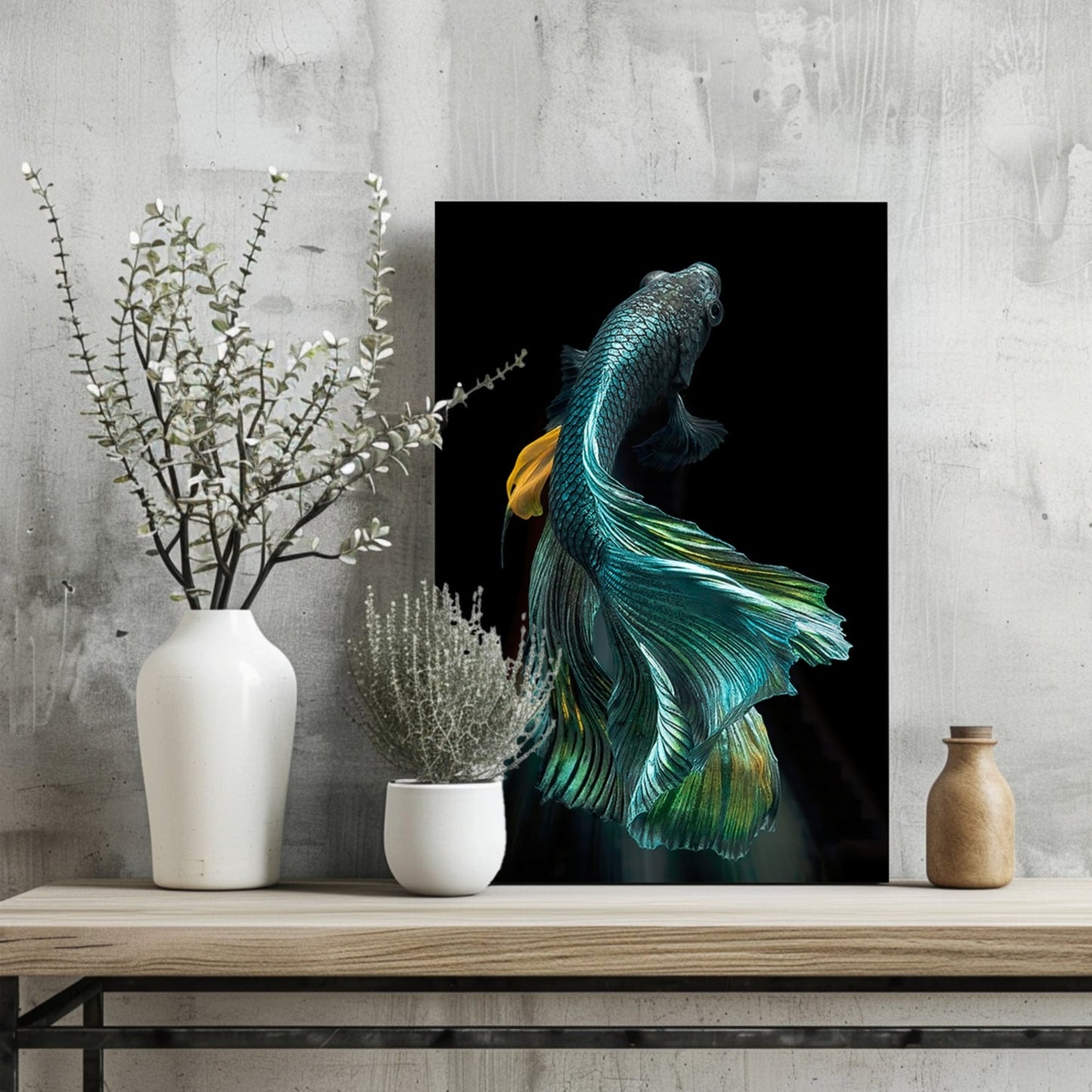 Koi Fish Metal Wall Art