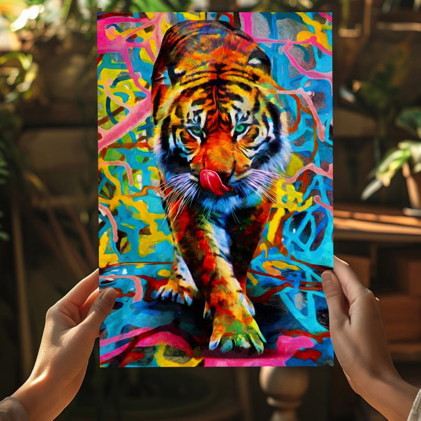 Tiger Metal Wall Art