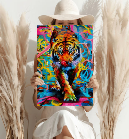 Tiger Metal Wall Art