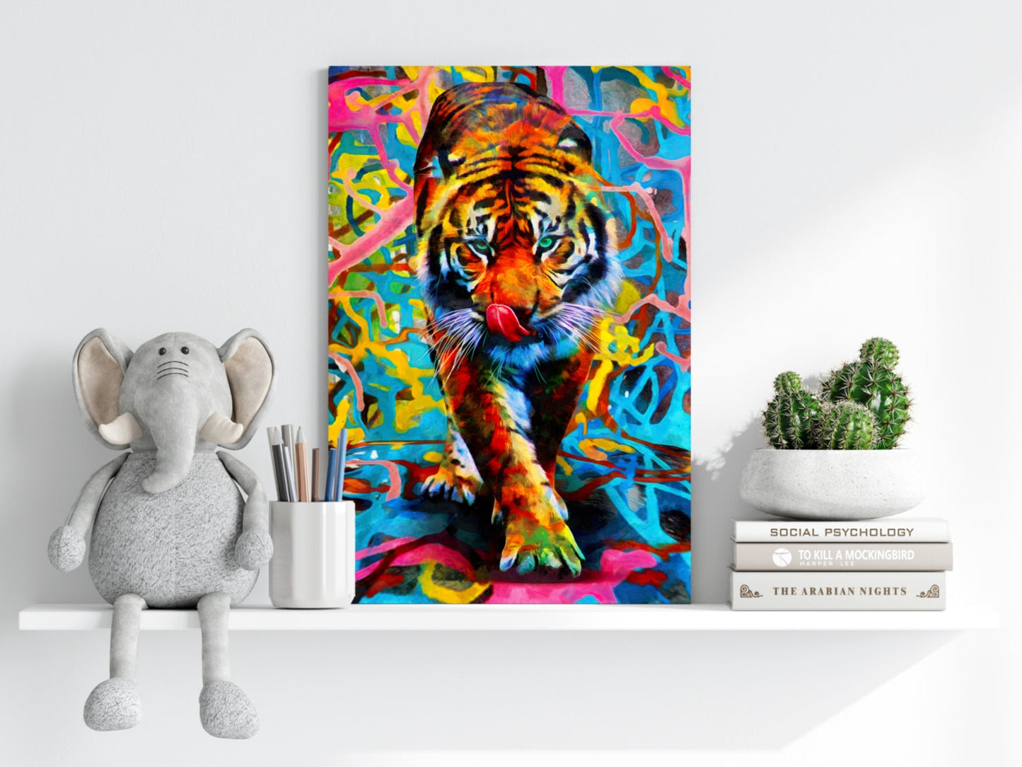 Tiger Metal Wall Art