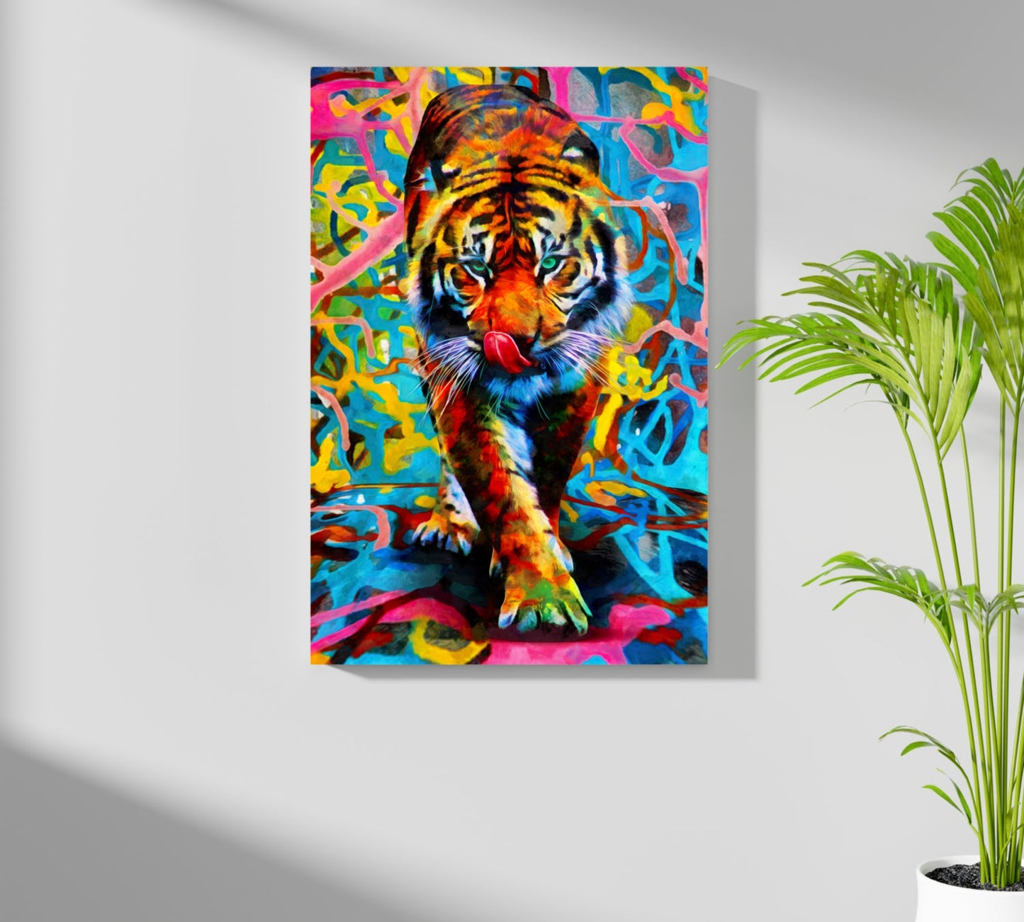 Tiger Metal Wall Art