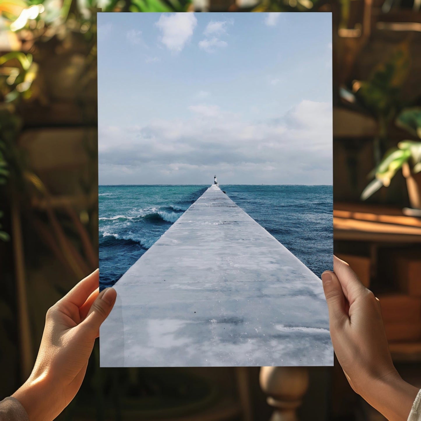 Dock View Metal Wall Art