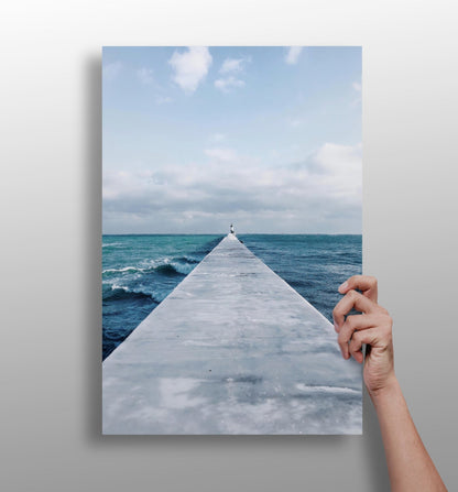 Dock view aluminum wall art print