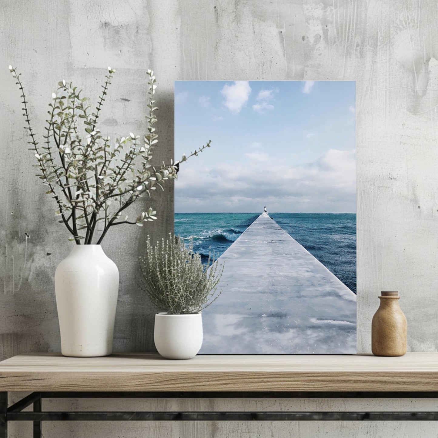 Dock View Metal Wall Art
