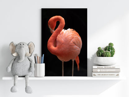 Flamingo Metal Wall Art