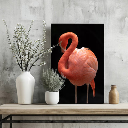 Flamingo Metal Wall Art