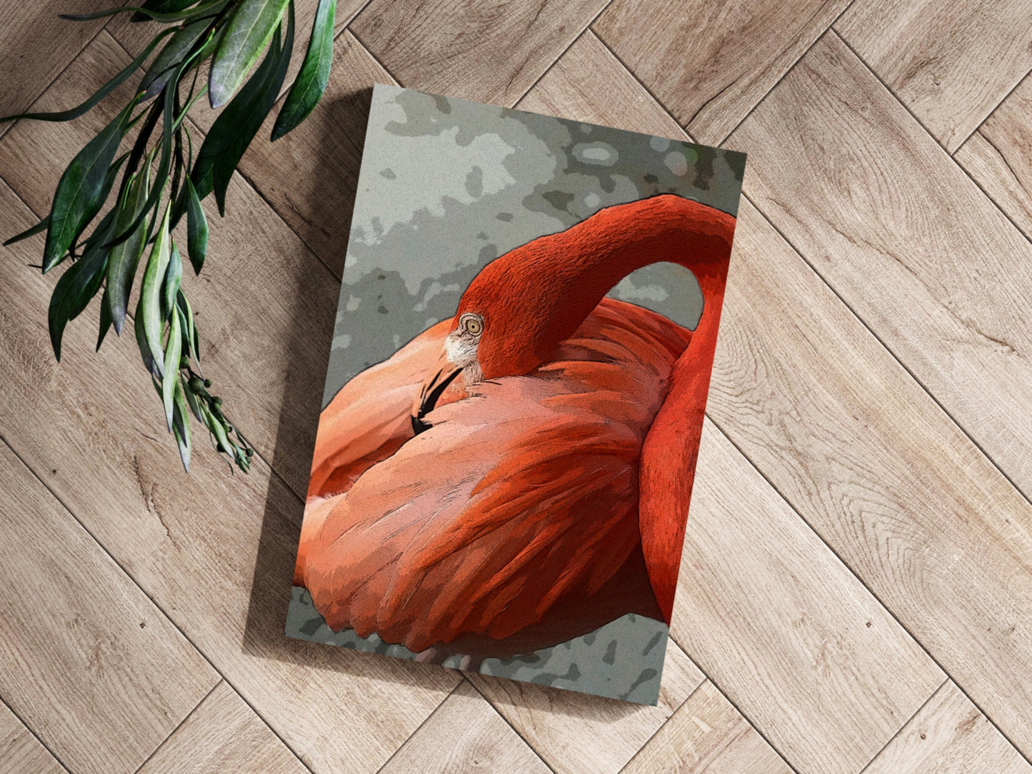 Flamingo Metal Wall Art