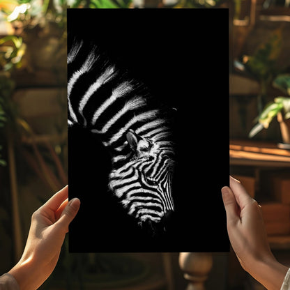 Zebra Aluminum Wall Art