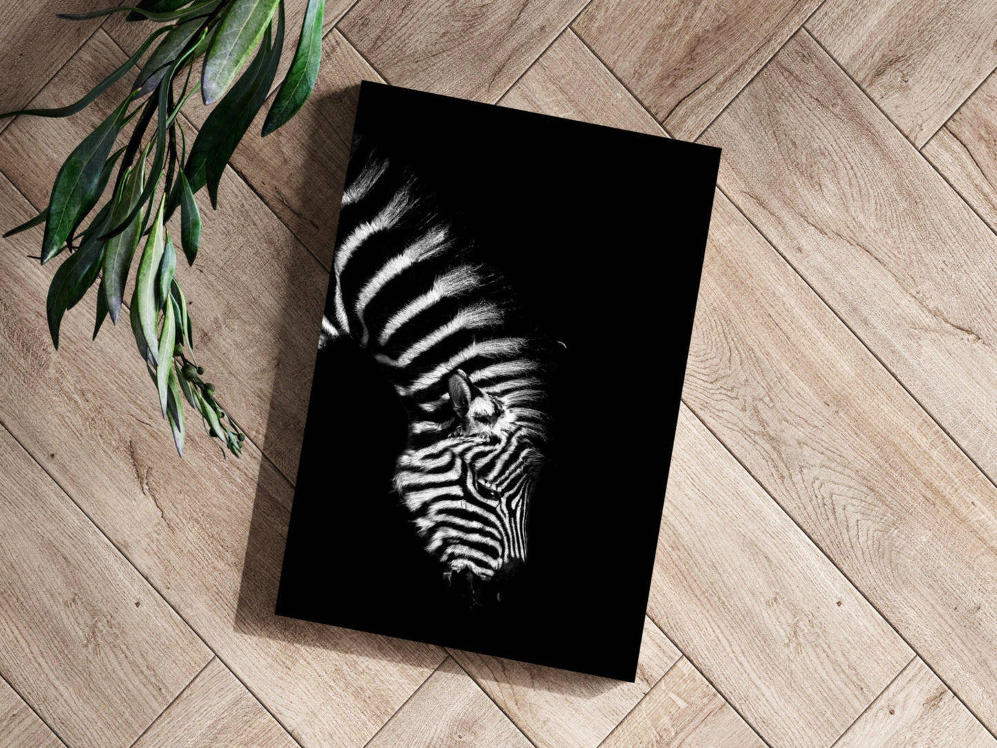 Zebra Aluminum Wall Art