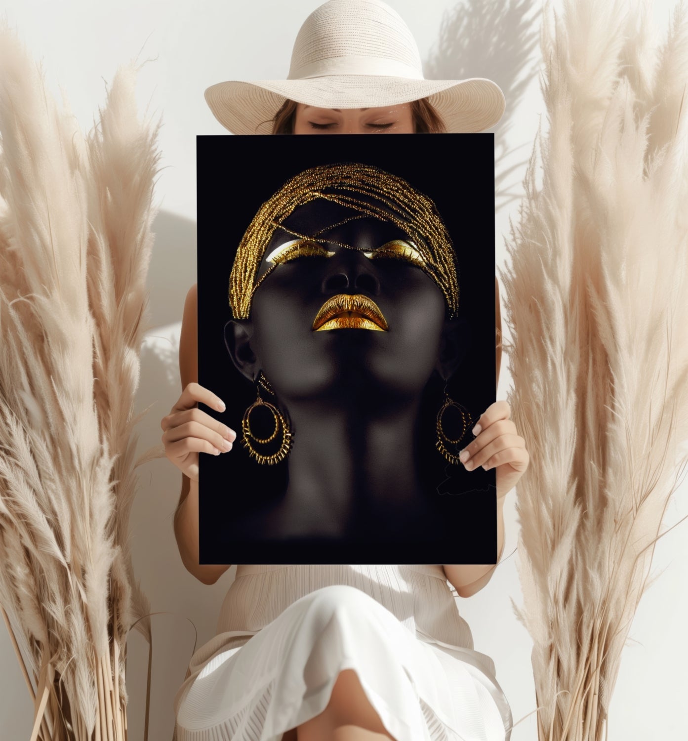 Woman Metal Wall Art