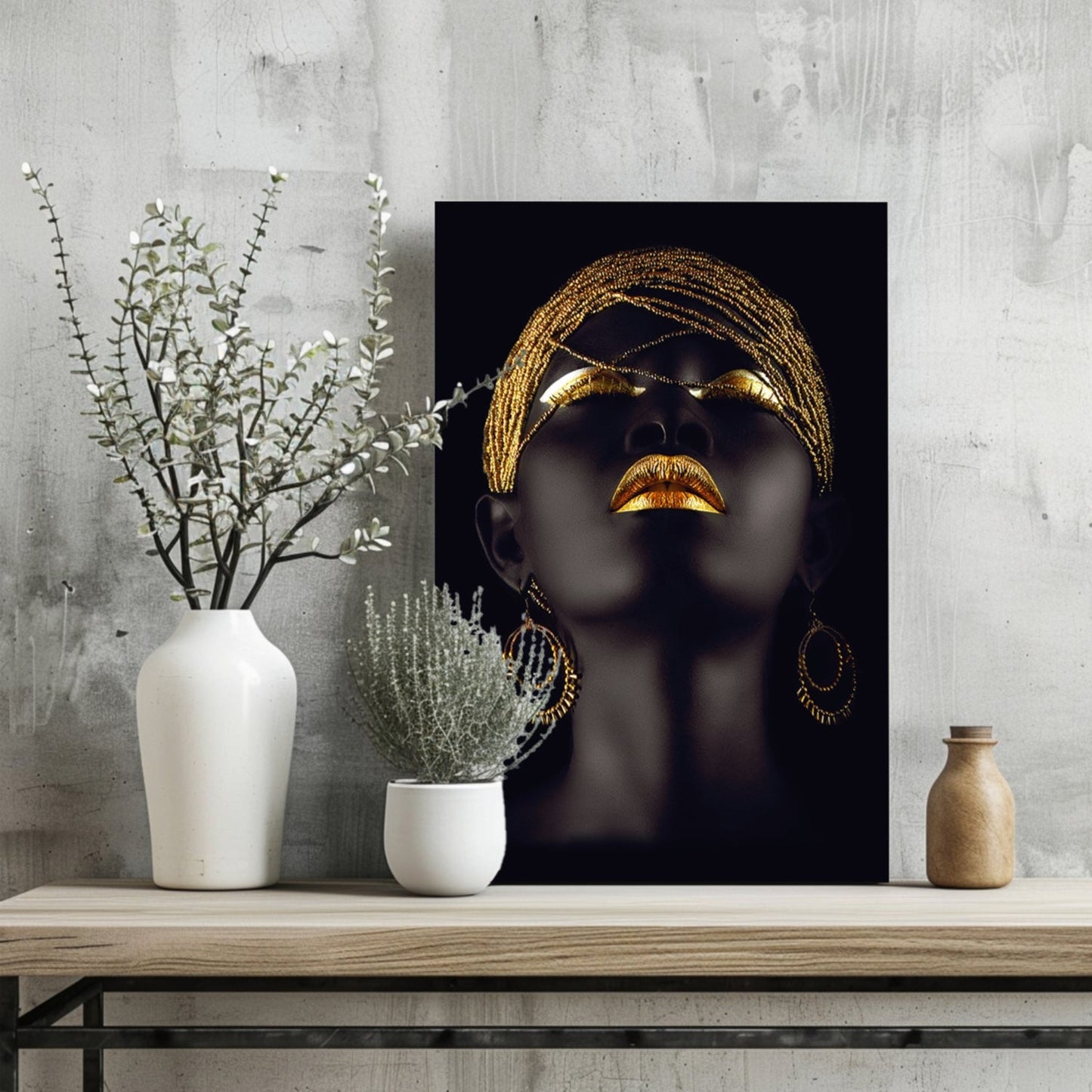 Woman Metal Wall Art