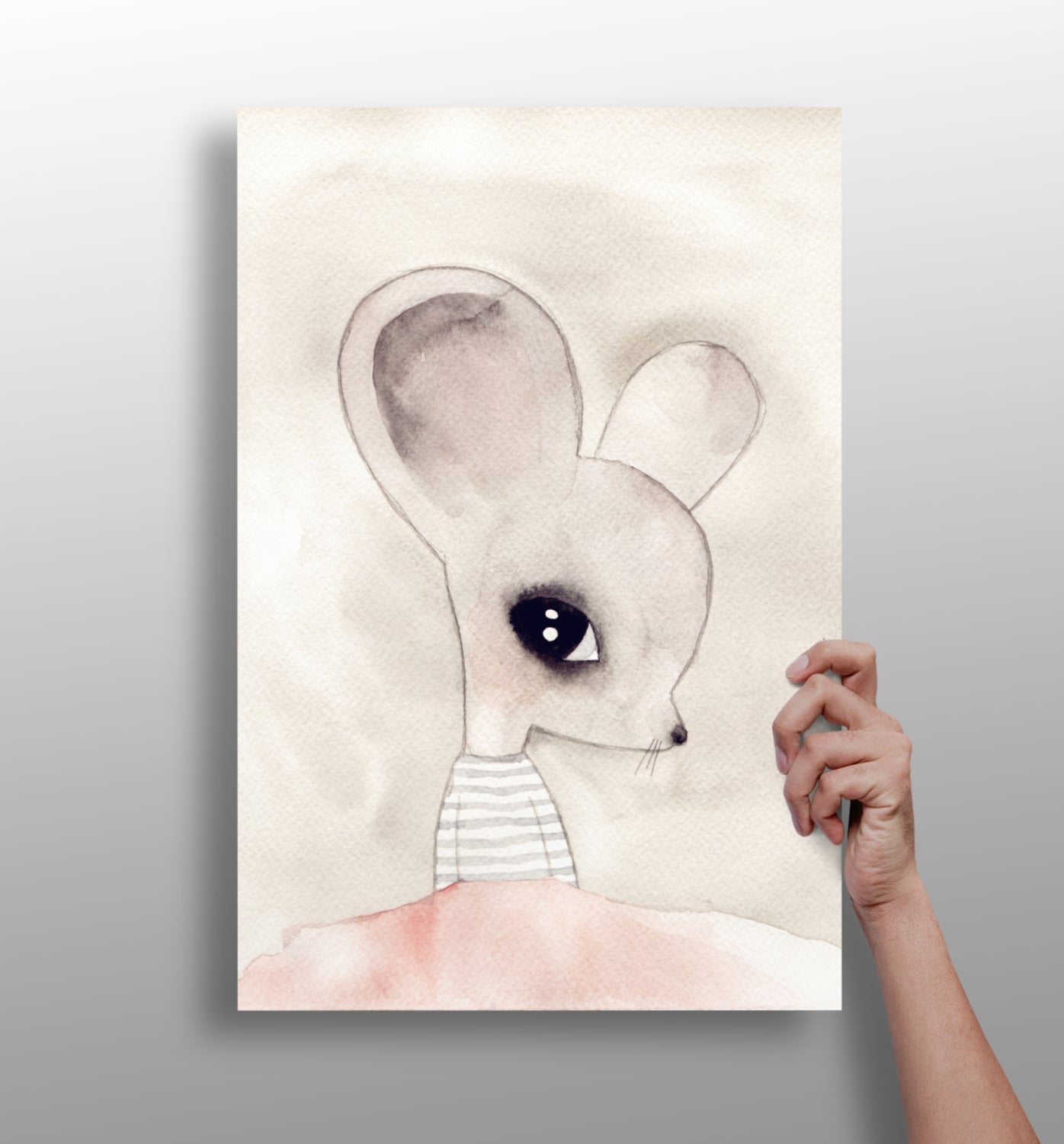 Mice aluminum wall art print