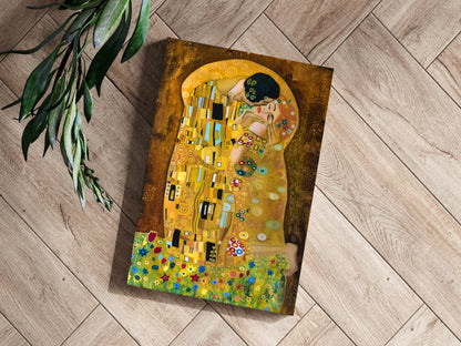 Klimt The Kiss Metal Wall Art