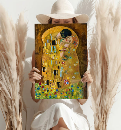 Klimt The Kiss Metal Wall Art