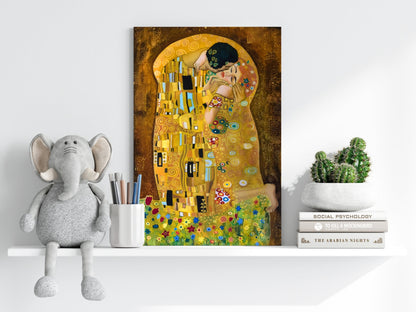 Klimt The Kiss Metal Wall Art