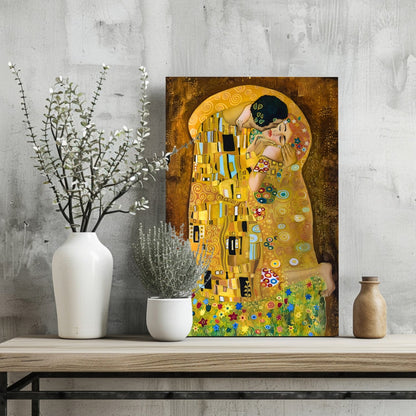 Klimt The Kiss Metal Wall Art