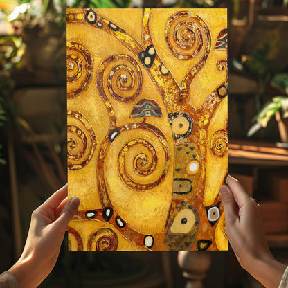 Klimt Style Metal Wall Art
