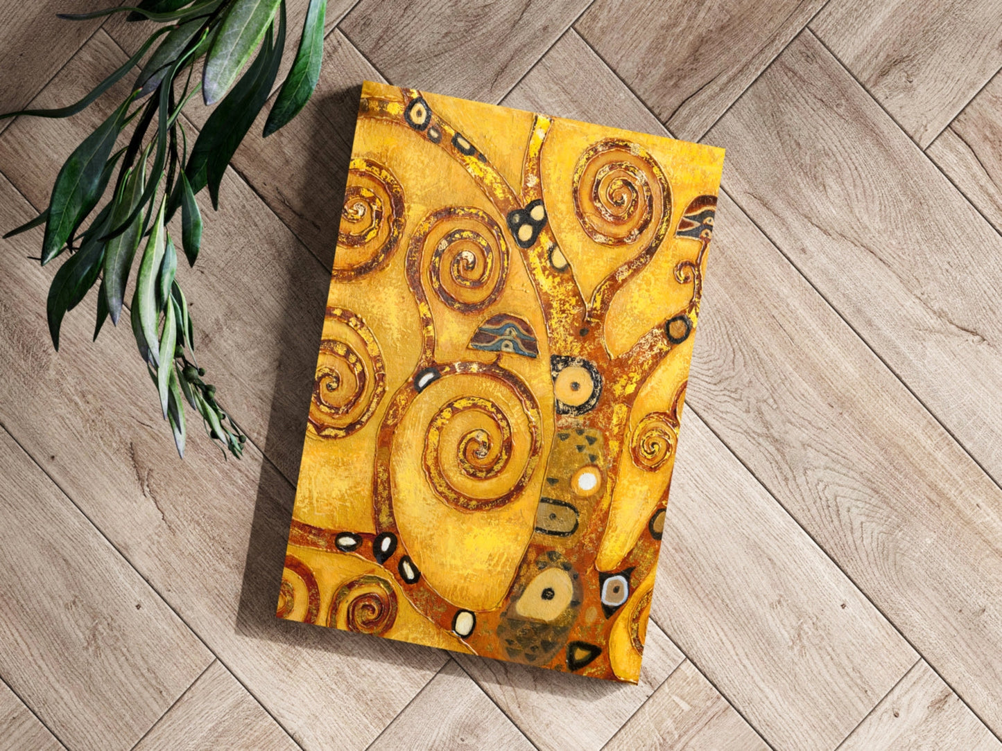 Klimt Style Metal Wall Art