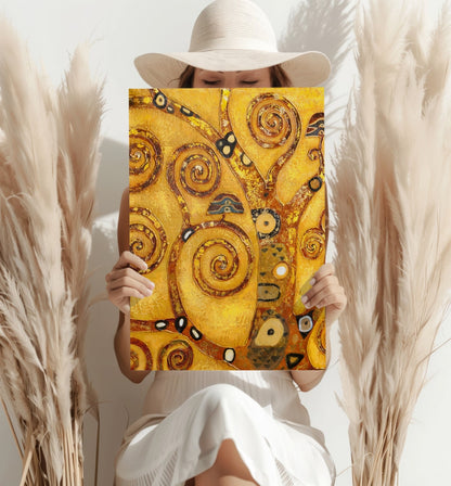 Klimt Style Metal Wall Art