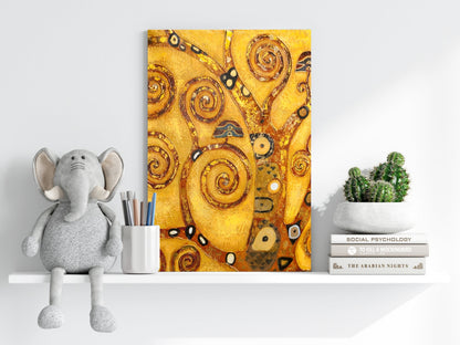 Klimt Style Metal Wall Art
