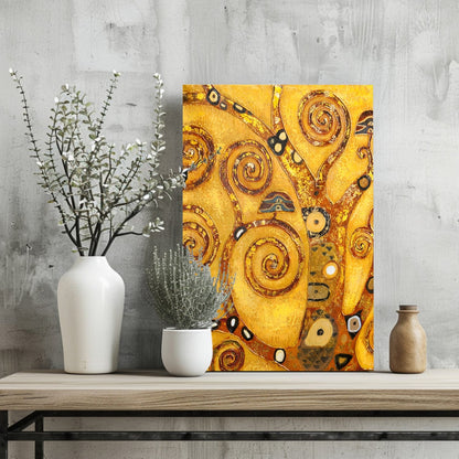 Klimt Style Metal Wall Art