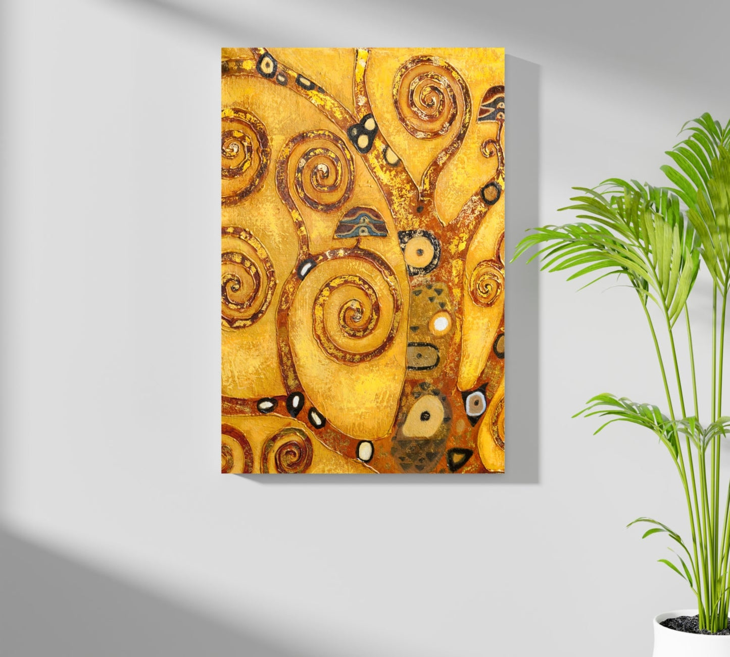 Klimt Style Metal Wall Art