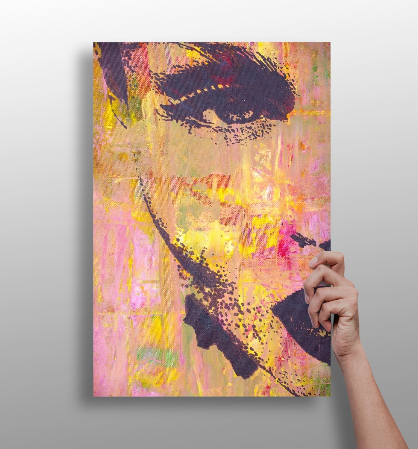 Woman aluminum wall art print