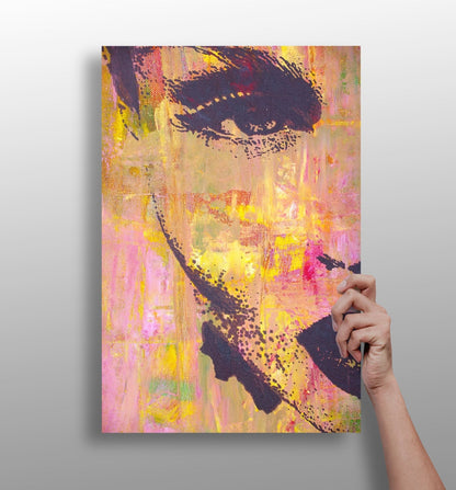 Woman aluminum wall art print