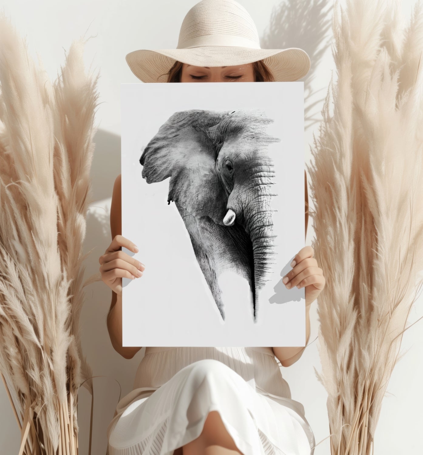 Elephant Metal Wall Art
