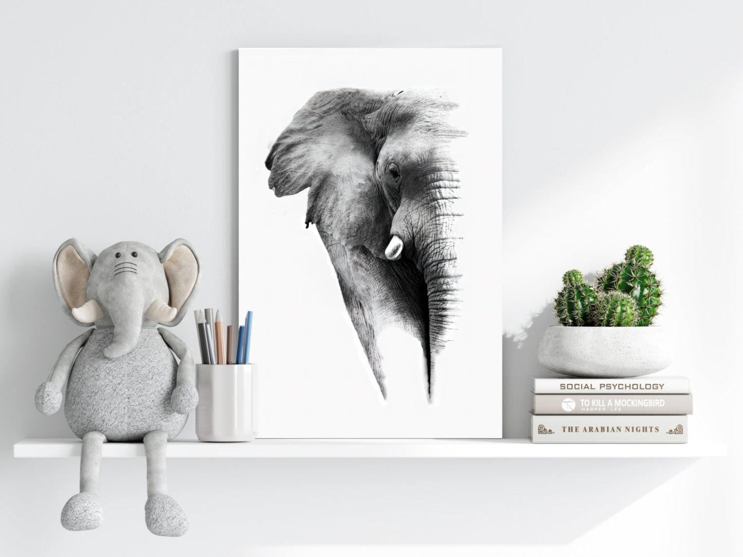 Elephant Metal Wall Art