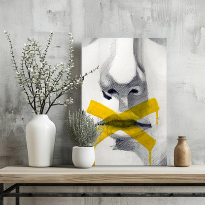 Hush Metal Wall Art