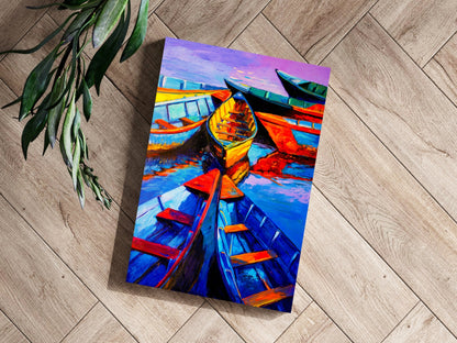 Kayaks Metal Wall Art