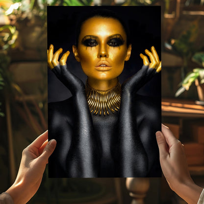 Woman in Fashion Aluminum Wall Art