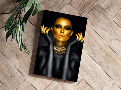 Woman in Fashion Aluminum Wall Art