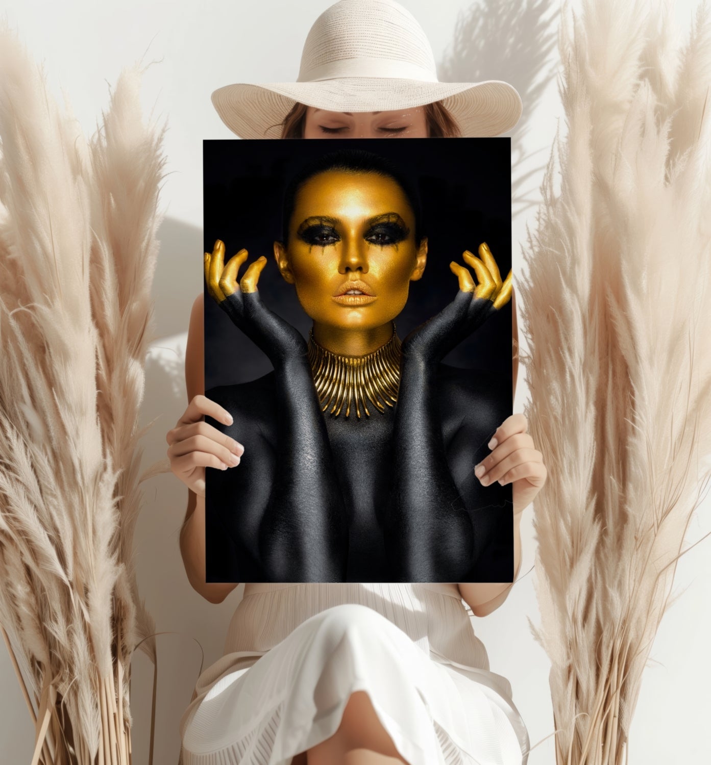 Woman in Fashion Aluminum Wall Art