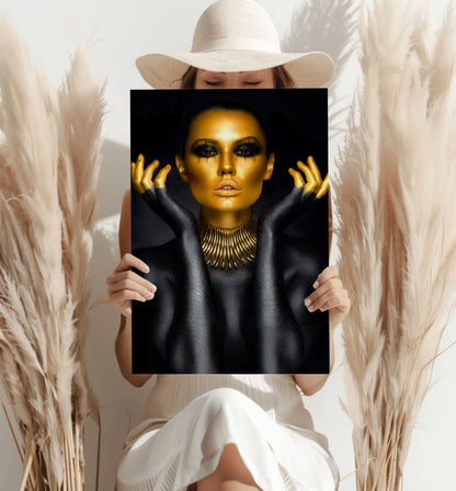 Woman in Fashion Aluminum Wall Art