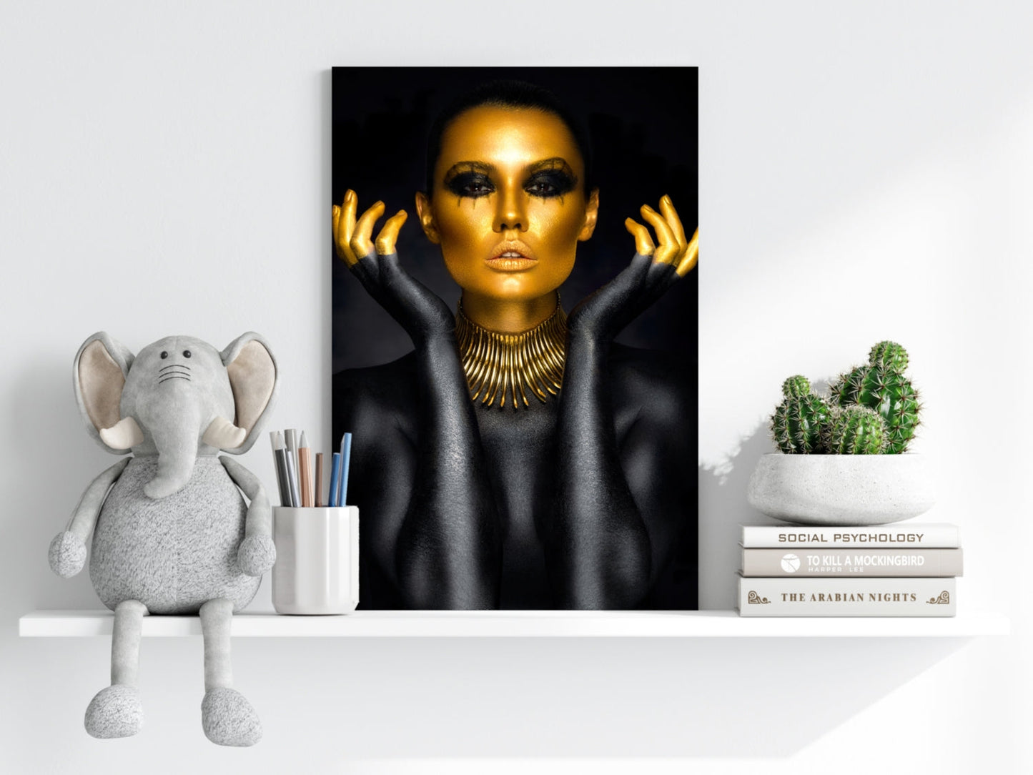 Woman in Fashion Aluminum Wall Art
