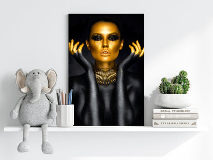 Woman in Fashion Aluminum Wall Art