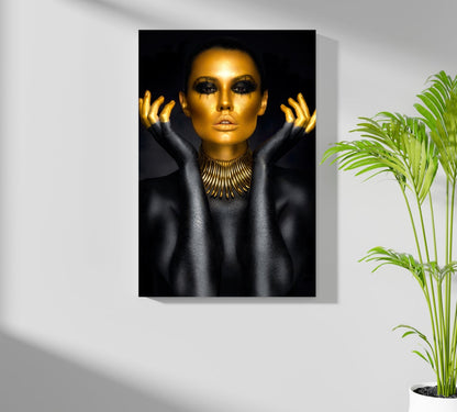 Woman in Fashion Aluminum Wall Art