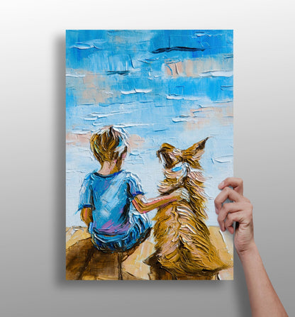 Forever friendship aluminum wall art print