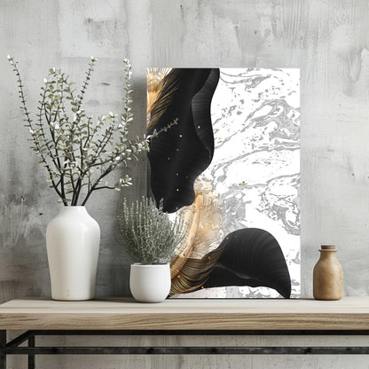 Modern Art Leaves Metal Wall Art
