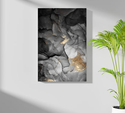 Marble Design I Metal Wall Art