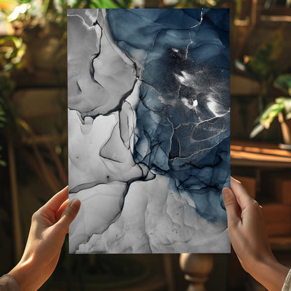 Marble Design II Metal Wall Art